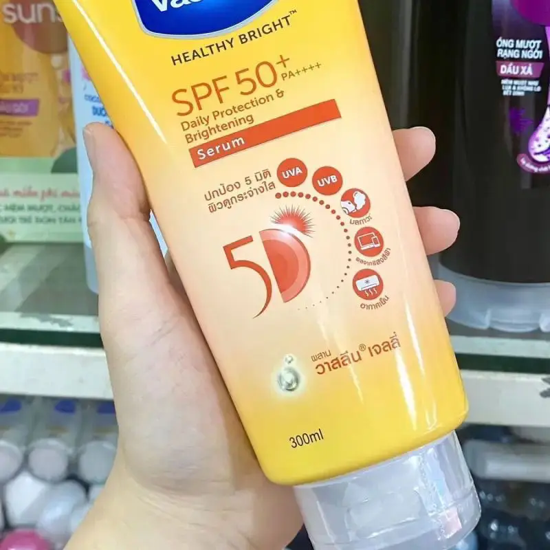 

VASELINE duong the chong nang Body Lotion Mau vang