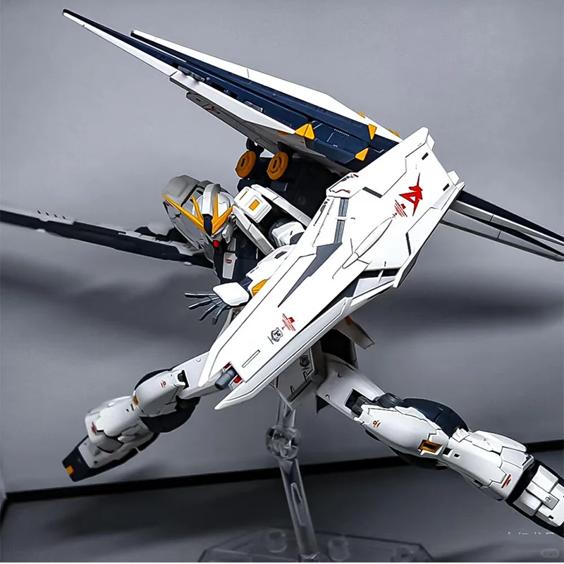 GAOGAO Nu Model RG 1/144 Rx-93 V Fighter Assembly Model Kit Plastic Skeleton Anime Action Figure Robot Plastic Figurine Toys