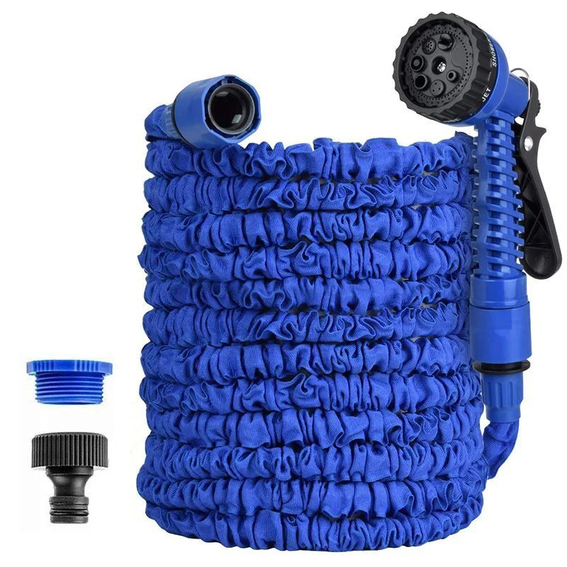 Uitbreidbare Magische Slang Hogedruk Autowasreiniging Waterpistool Huis Tuin Bewatering Waterleidingen Tuinbenodigdheden 25FT-100FT