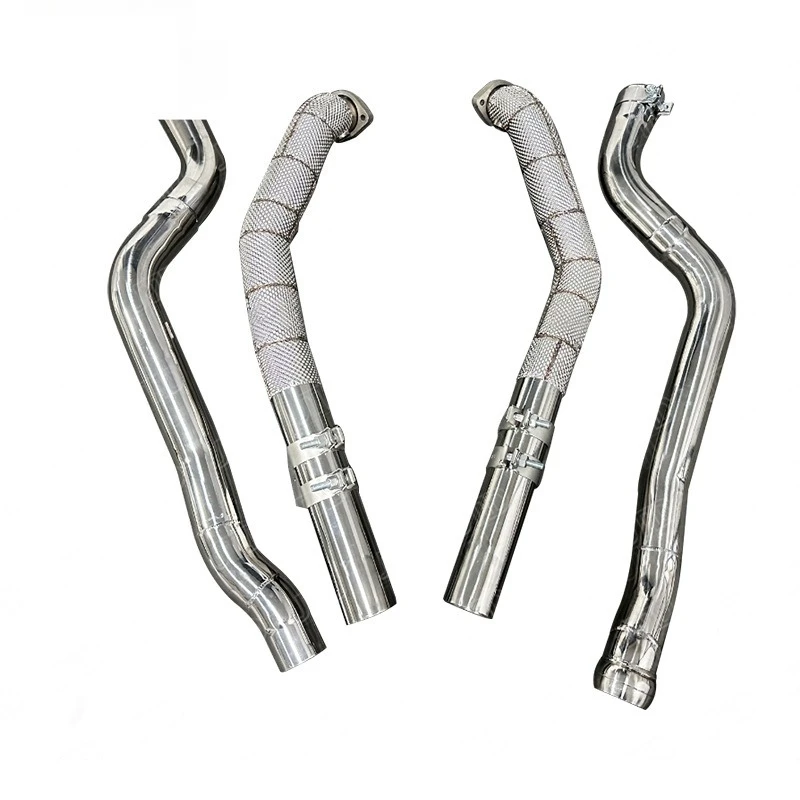 Car modification head section is suitable for e63 amg 5.5L v8 two-wheel drive 304 stainless steel