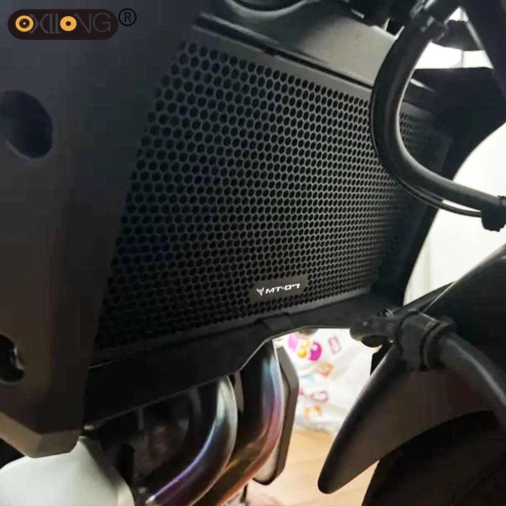 

For MT07 MT-07 MT 07 mt 07 2025 Motorcycle Accessories Radiator Grille Cover Guard Protector mt07 Water Tank Guard Protection