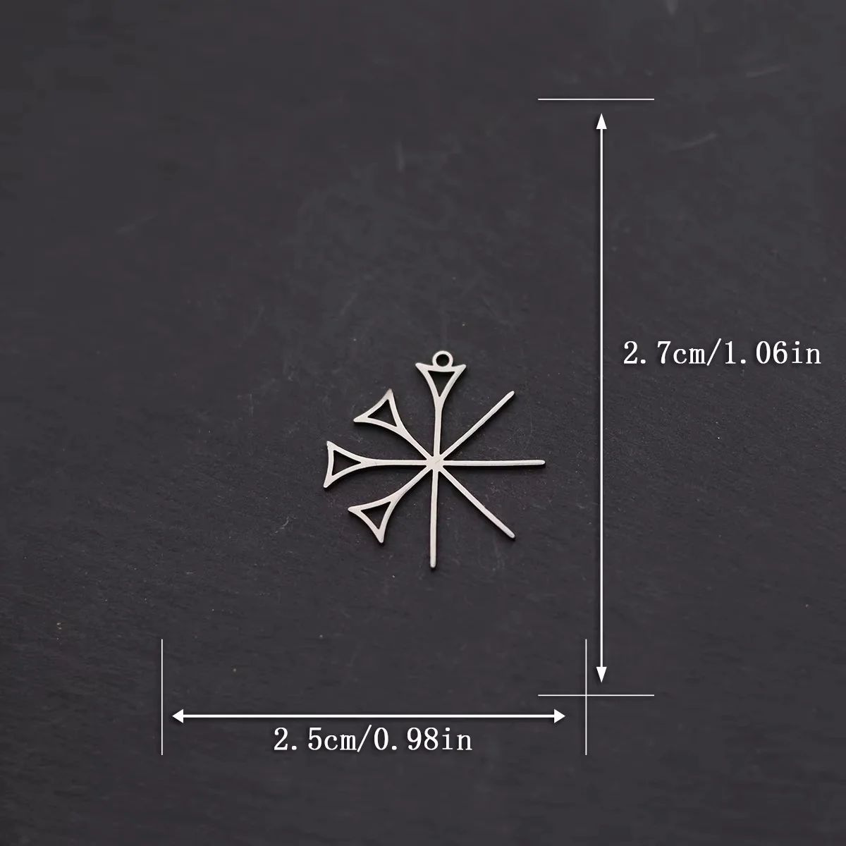 3pcs Vintage Line Art Charms Stainless Steel Geometric Pendant for DIY Jewelry Making Necklace Earrings Supplies Wholesale