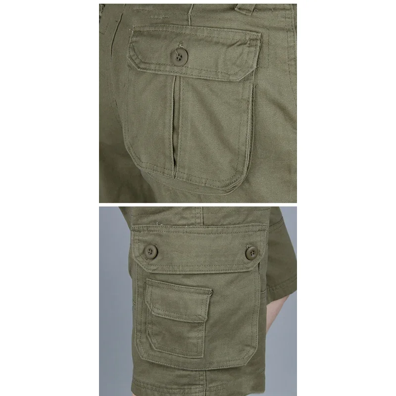 Cargo Short Heren Zomer Casual Mulit-Pocket Shorts 2024 Heren Joggers Shorts Broek Heren Ademend Groot Groot 42 44 46 Grote Maat