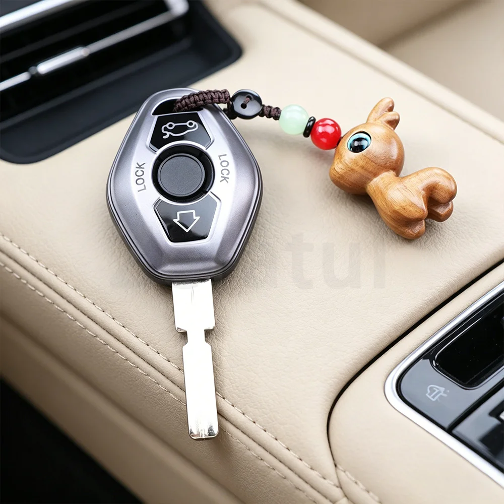 Gun Grey TPU For BMW X3 X5 Z3 Z4 3 5 7 SERIES E38 E39 E46 E83 1998 - 2005 Car Key Case Cover Shell Fob Keyless Accessories
