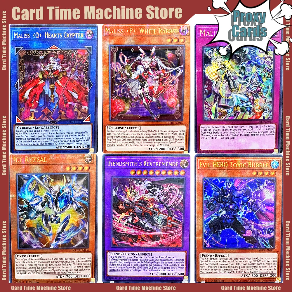YuGiOh! Proxy Cards TCG DIY Cards Collection Board Games RA03-EN079 SUDA-EN002 CLOCKWORK KNIGHT ARGOSTARS SUDA-EN039 Toy Gifts