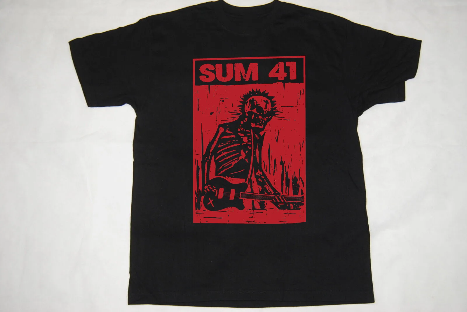 Sum 41 Band Concert Music Black T Shirt Cotton S 5XL JK421