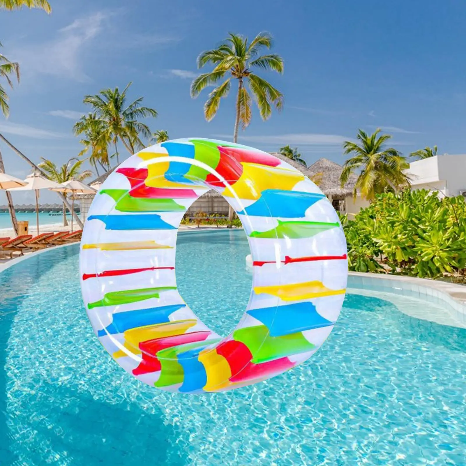 

Inflatable Water Wheel Swimming Pool Float Water Float Beach Indoor Outdoor Backyard Summer Lawn Inflatable Roller Float