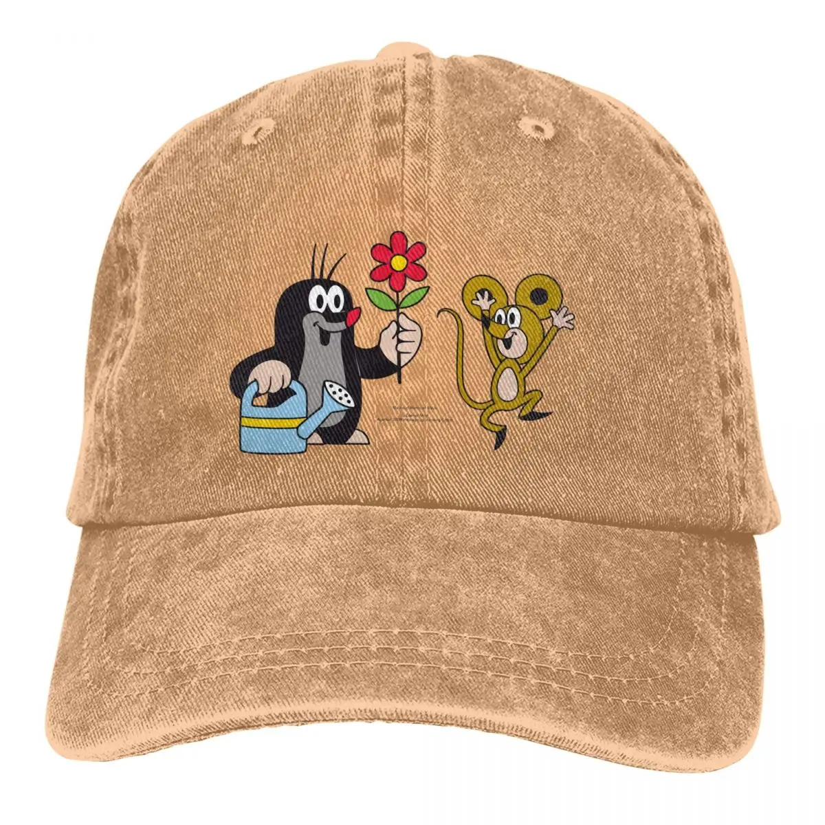 Maulwurf Blume An Maus Baseball Caps Peaked Cap Krtek The Mole Sun Shade Hats for Men Women