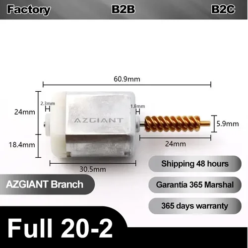 FC-280PT-20150 1021313 9W 174358 Motor de cerradura de puerta central de coche BN644Y28 para Mitsubishi Lancer Evolution Evo 7 VII MK7, Colt MK5