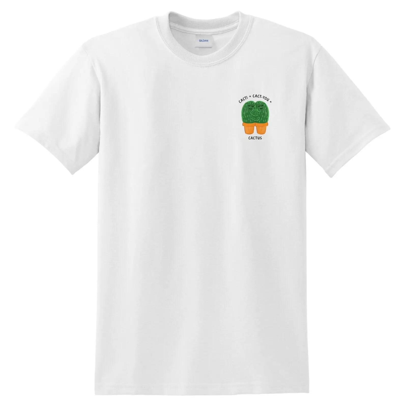 Cacti Cact You Cactus T shirt Top Pocket Cute Cropped Funny Plant Hug Lover