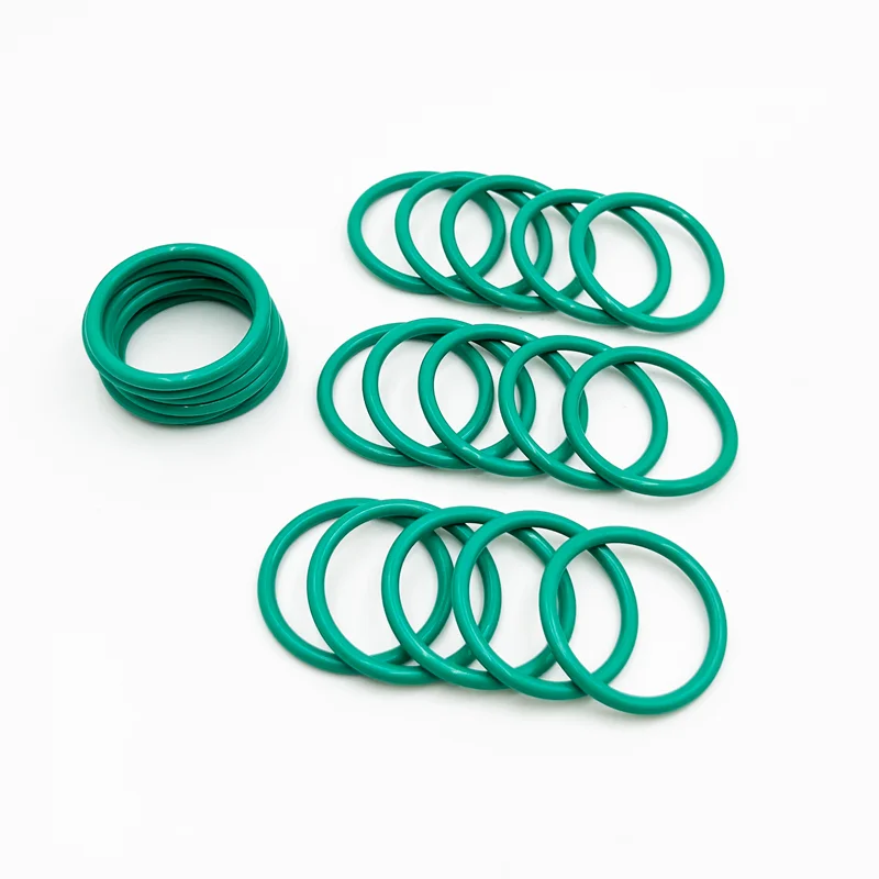 FKM Fluorine Oxygen O-ring Sealing Ring O Ring Green CS 1mm~3.1mm Oil-resistant High-temperature Corrosion Fluororubber Seal Kit