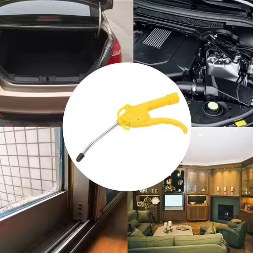 Air Blow Gun,High Flow Air Blower Gun for Compressor with Angled Bent Nozzle,Three Colors to Choose from,Short style - Image 6