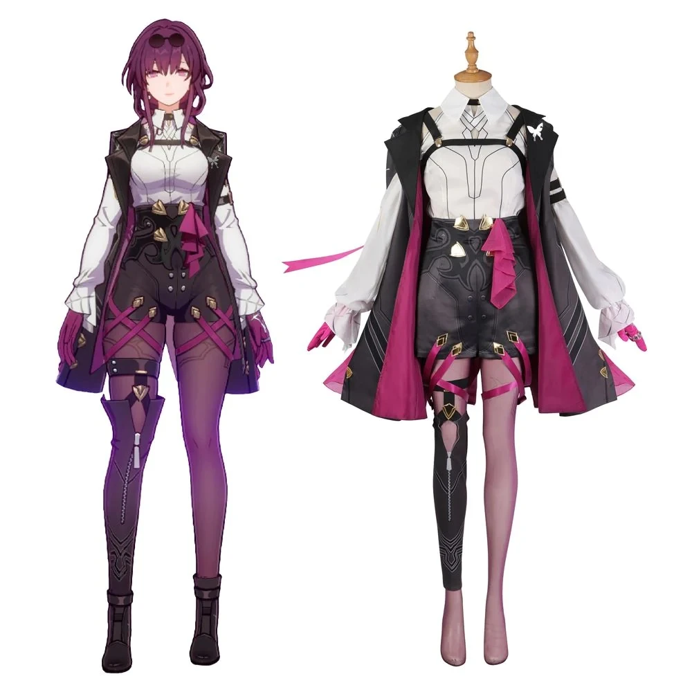 

Honkai: Star Rail Stellaron Hunters Kafka Outfit Cosplay Costume Girls Suit Halloween Party Women Adult Outfit