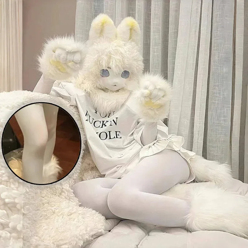 Sky01 Fursuit أسفل بذلة تأثيري حلي Kig Fursuit عالية الرقبة بلون قاعدة بذلة Fursuit عرض كوميدي Kig FursuiSd01$