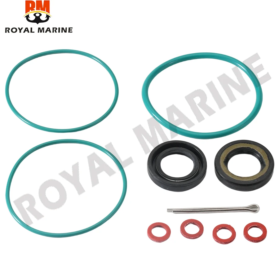 93101-20M07 Oil Seal Kit Fit Outboard Lower Unit Prop Shaft Gearcase for Yamaha 2/4 stroke 20 25 30HP O-ring 93210-65M50