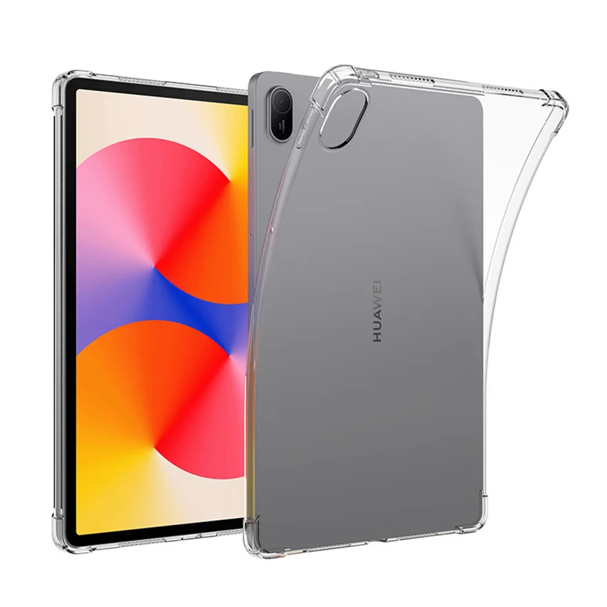 Чехол для планшета Huawei MatePad SE 11 "2024, Прозрачная мягкая ударопрочная задняя крышка из ТПУ для Huawei MatePad SE, 11 дюймов, чехол с подушкой безопасности