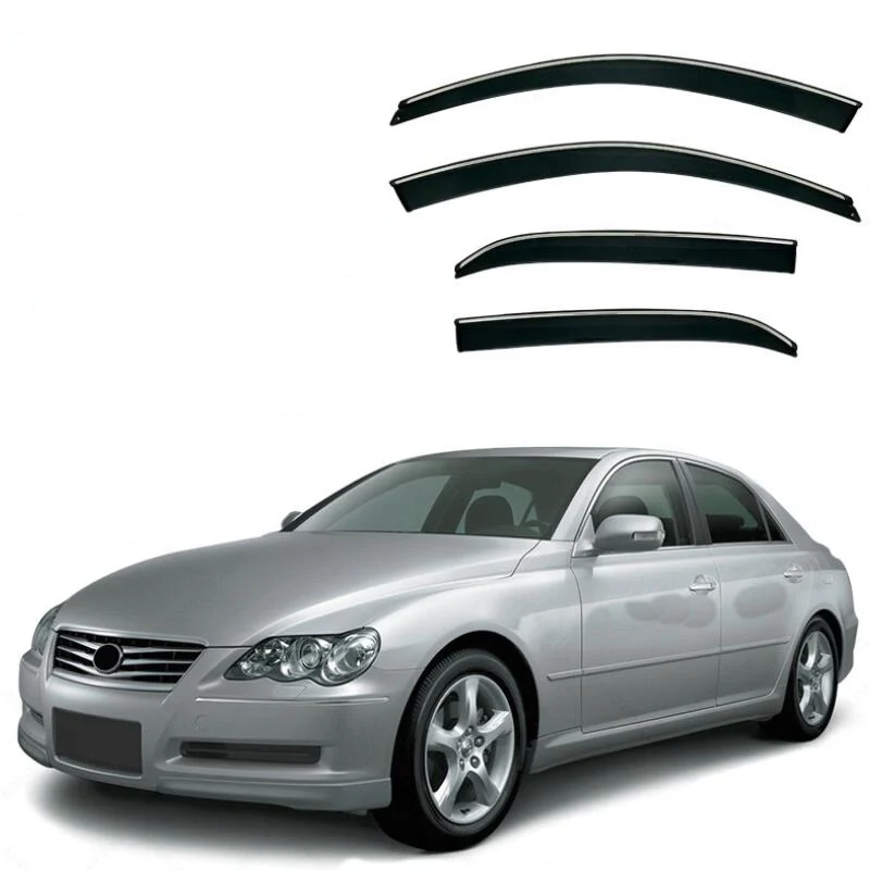 Window Visor Side Window Deflector For Toyota Mark X 2004 2005 2006 2007 2008 2009 2010 2011 2012 2013 2014 2015 2016 2017 -2020