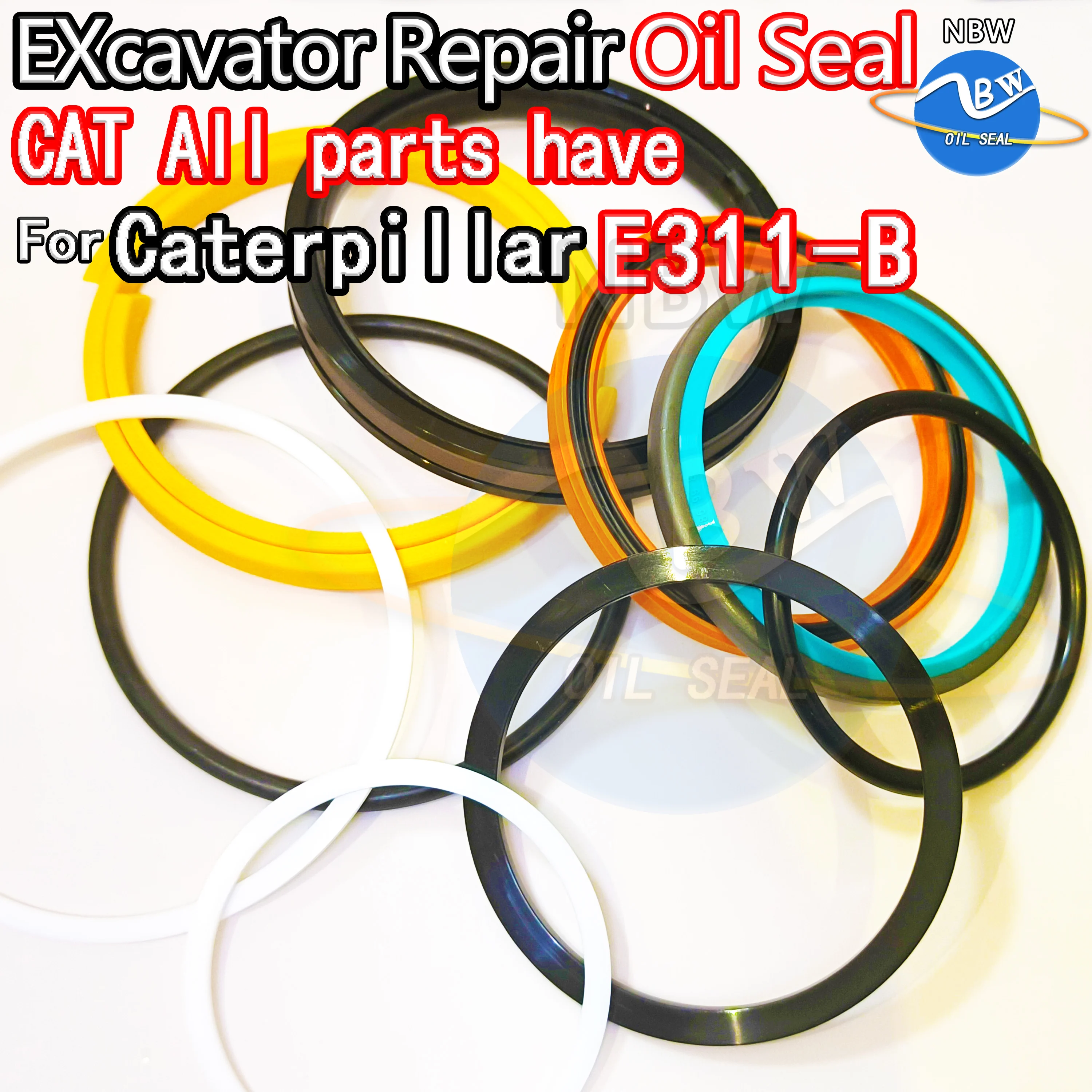 

For Caterpillar E311-B Oil Seal Kit Cat Excavator Repair E311 B Spovel Hammer Construction Machinery Tool Control Pilot Valve