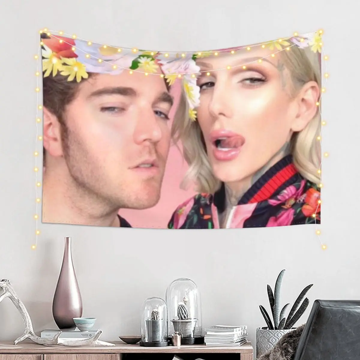 Shane and Jeffree snapchat Tapestry House Decorations Decor Home Room Ornaments Decoration For Rooms Tapestry