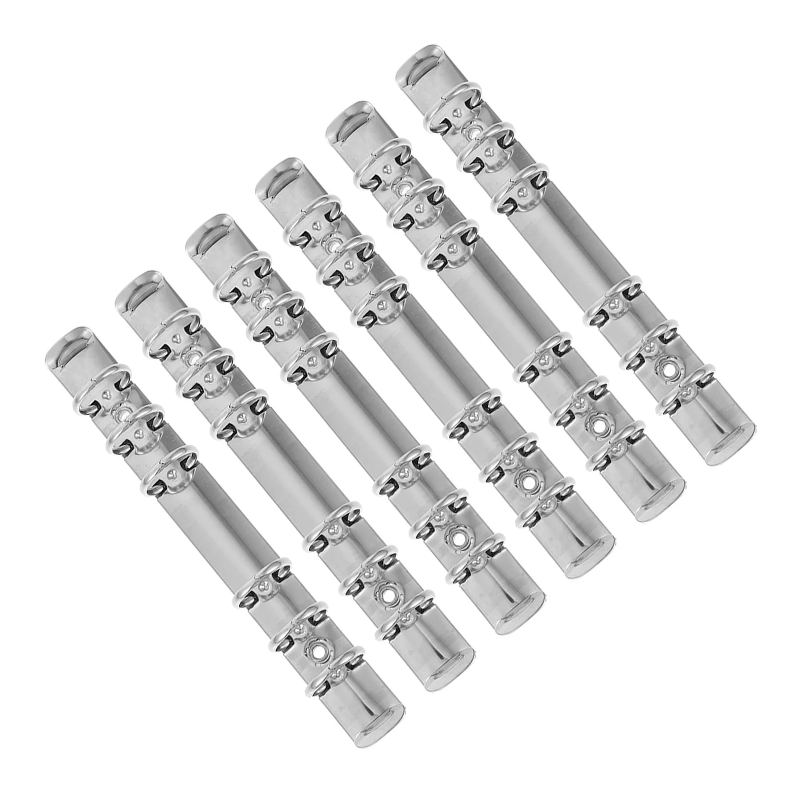 

6Pcs Loose Leaf Binder Inner Core Metal Rings DIY Binder Clips Stationery Office Accessories Metal Loose Leaf Binders