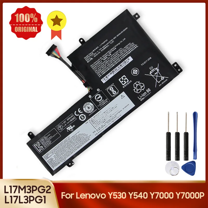 

Replacement Battery L17M3PG2 L17L3PG1 L17M3PG3 L17C3PG1 4955mAh For Lenovo Y530 Y540 Y7000 Y7000P Batteries