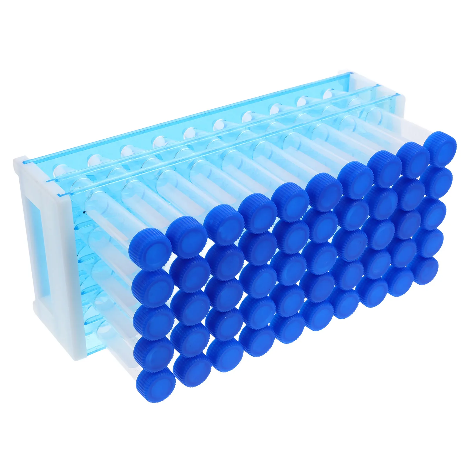 

100Pcs Laboratory Tubes 15ml Plastic Test Tubes Clear Screw Cap for Precise Measurement Experiment Tube
