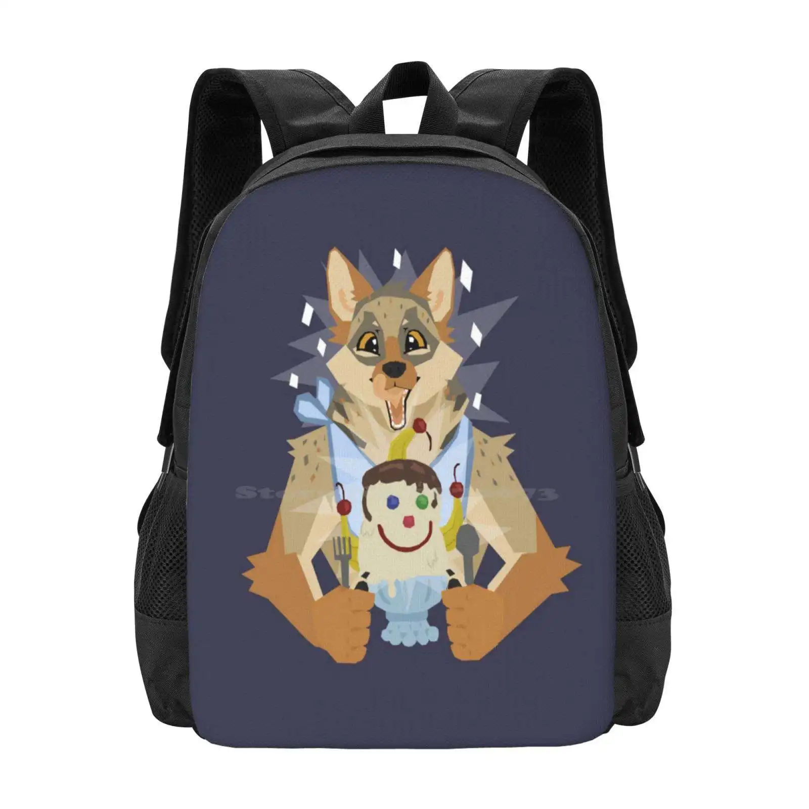 Triple Gooberberry Sunrise Hot Sale Schoolbag Backpack Fashion Bags Furry Triple Gooberberry Sunrise Fursona Coyote