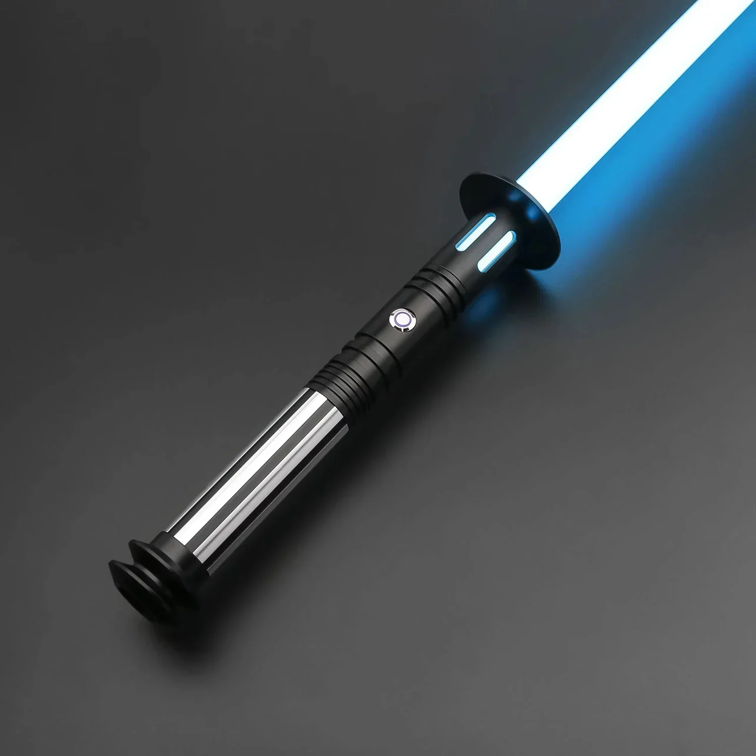 Txqsaber sabre de luz alta qualidade snv4 rgb suave balanço metal punho com cinta blaster força jedi treinamento cosplay brinquedos do miúdo