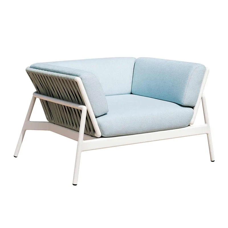 Simple style outdoor sofa combination, outdoor garden courtyard rattan chair sofa
