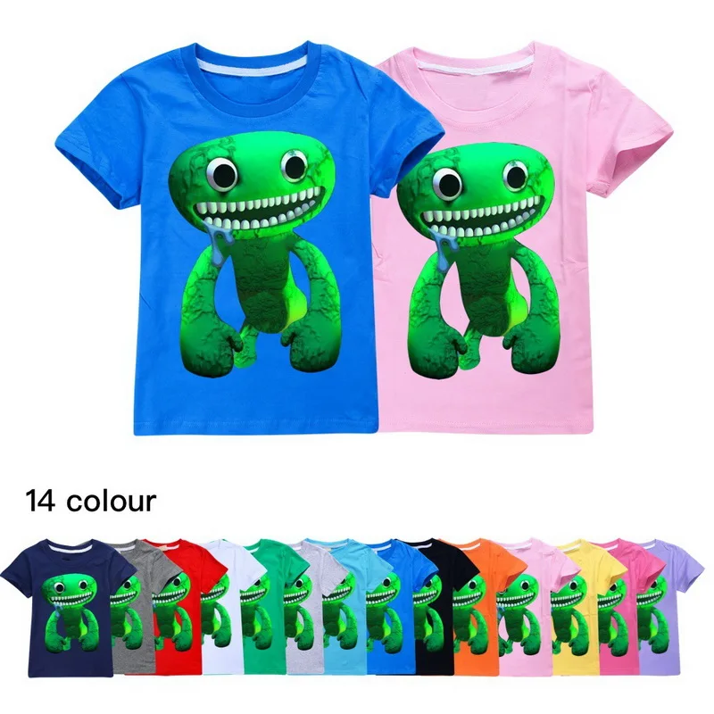 

Summer Boys Cartoon Garden of Banban T-shirt 3D Printed Baby Girls Streetwear Tees Children Kids Clothes Funny O-Neck Tops