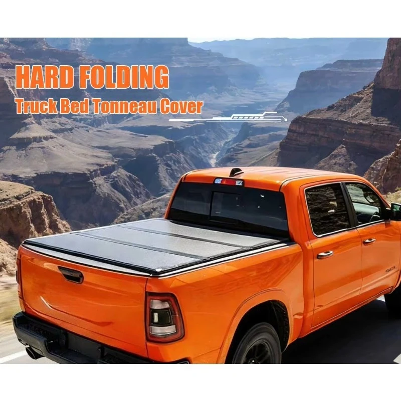 

Krono Wild New Aluminum Alloy Waterproof Retractable Roll-Up Locking No-Drill Tri-fold 6.5ft Truck Bed Cover For Ford's Ranger