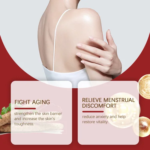 Imagen 2 del producto Crema de ñame salvaje, progesterón, regulación de hormonas, equilibrio, ajuste, suavizante, hidratante, eliminación de arrugas, bálsamo de salud para mujeres