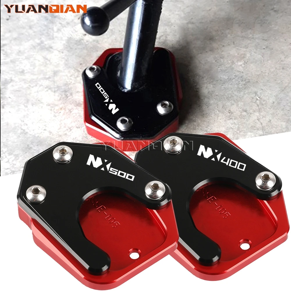 

For HONDA NX500 NX400 NX 500 400 2023 2024 2025 Motorcycle Kickstand Foot Side Stand Extension Pad Support Plate Enlarge nx500