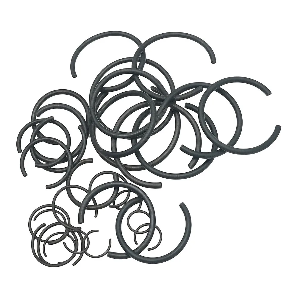300pcs Internal C Type Retaining Rings for Mechanical Fastening in Automotive Assembly Machinery Maintenance and Fabrication