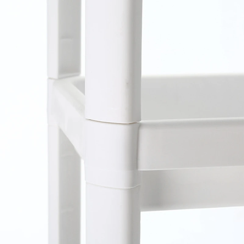 ชั้นเก็บห้องน้ํา Slim Slide Tower ประกอบชั้นวางพลาสติก Space Saving Organizer ห้องครัว Movable Home TOOL