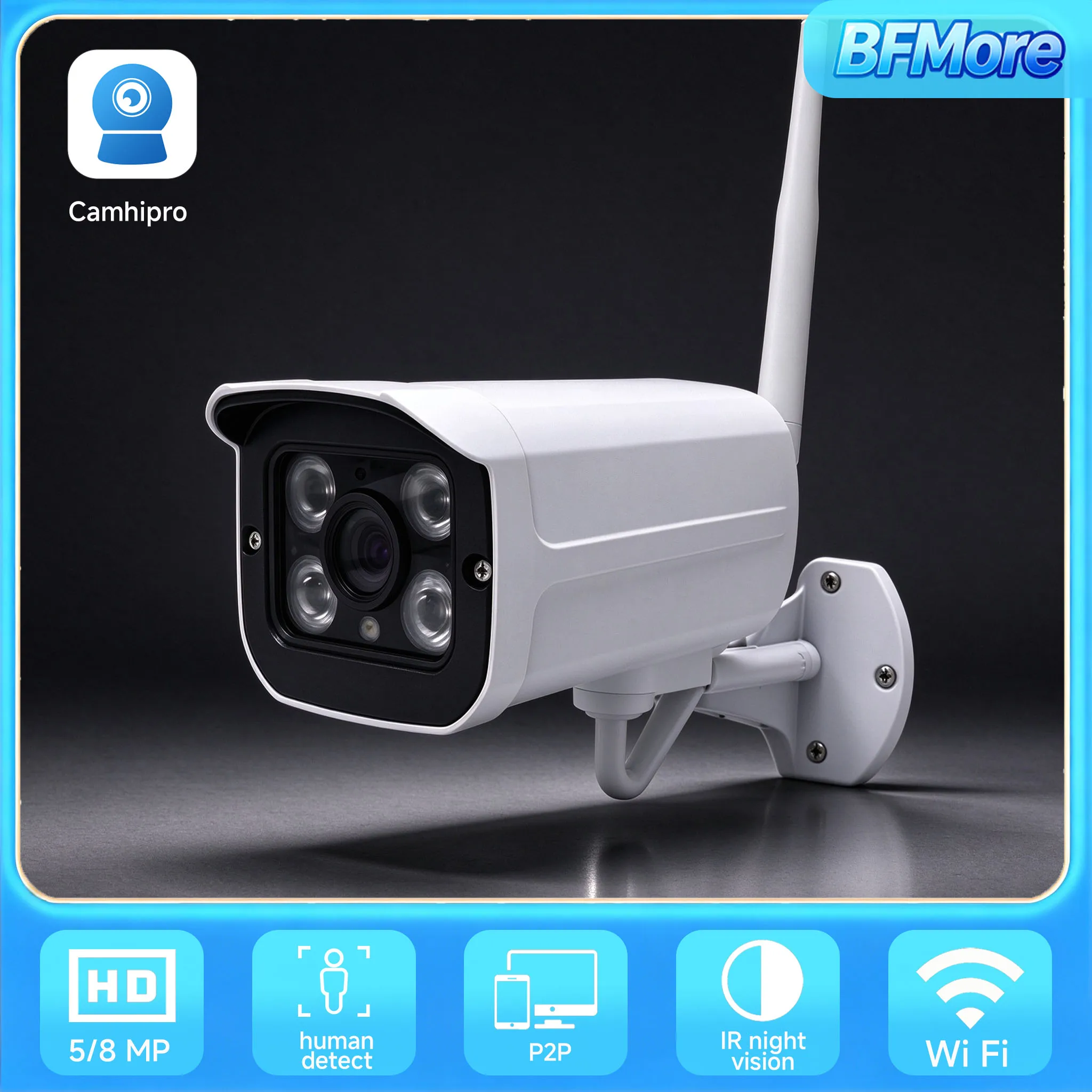 bfmore-telecamera-di-sicurezza-esterna-hd-2mp-5mp-24ghz-con-obiettivo-da-36mm-rilevamento-ai-visione-notturna-ir-protezione-e-sorveglianza-1080p