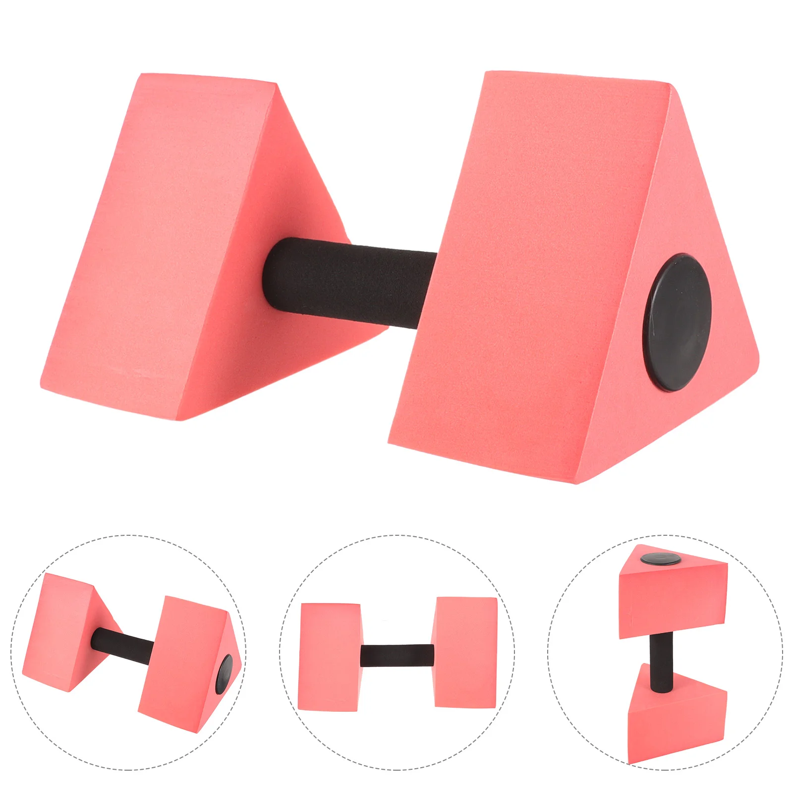 

Swimming Pool Dumbbell Water Dumbbells Aerobics Weights Equipment Exercise 27x15cm for Adults Red Child