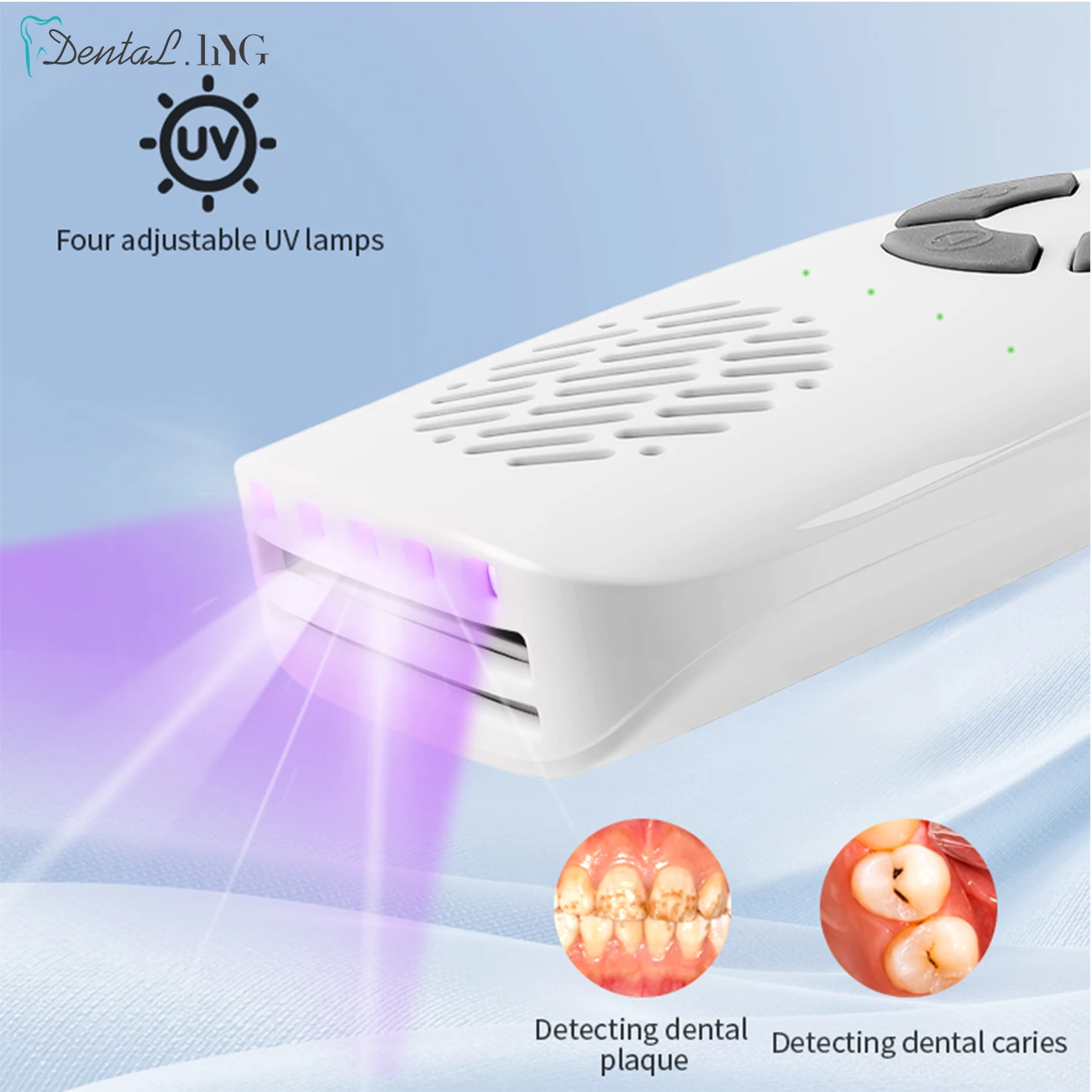 

Dental Anti-fog Reflector Mirrors Set Adjustable Lighting intelligent Controlling High Hardness Stainless Steel Oral Orthodontic