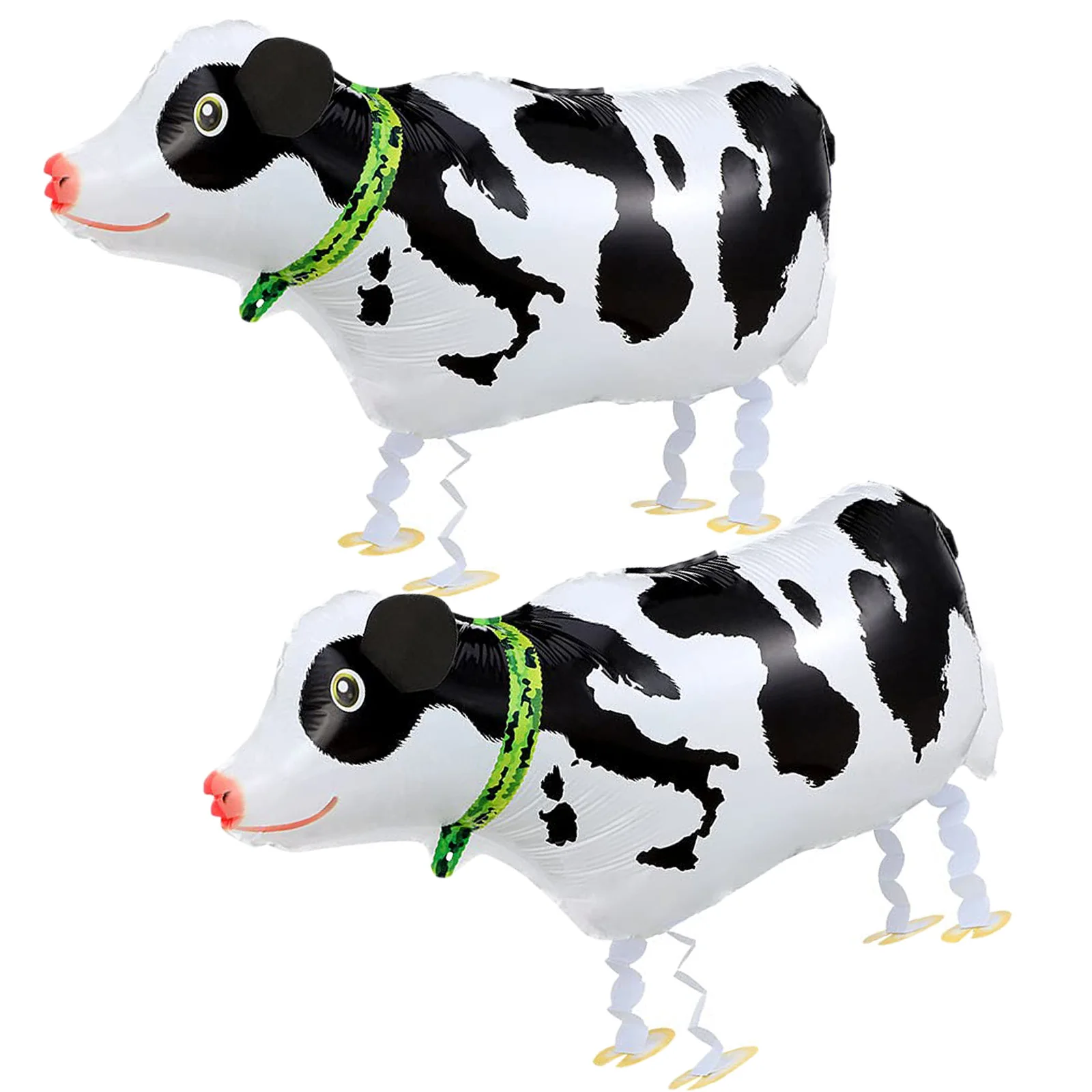 

6 Pcs Walking Farm Animal Cow Foil Balloons Air Walkers Pet Helium Birthday Party Decorations Baby Shower Wedding Decor