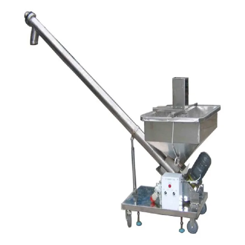 ZS-P3 Hualian Stable Powder Automatic Screw Upper Conveyor Feeding Lift Elevator Feed Machine for Power and Granules