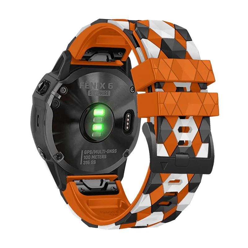 Epix Gen 2 ساعة QuickFit الأشرطة ل Garmin Fenix 7X 7 6X 6 برو 5 5X زائد 3 HR 965 955 945 935 26 مللي متر 22 مللي متر سيليكون باند أساور
