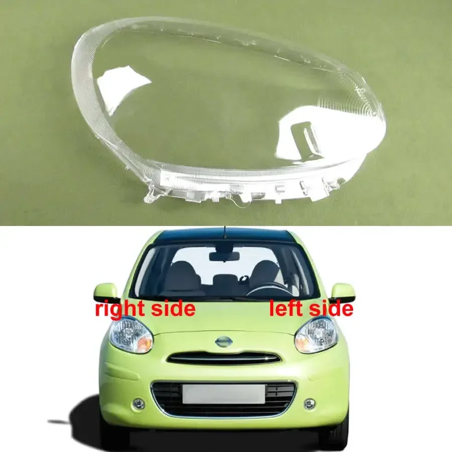 

For Nissan March 2010 2011 2012 2013 2014 2015 Headlight Cover Lampshade Headlamp Shell Plexiglass Auto Replacement Parts