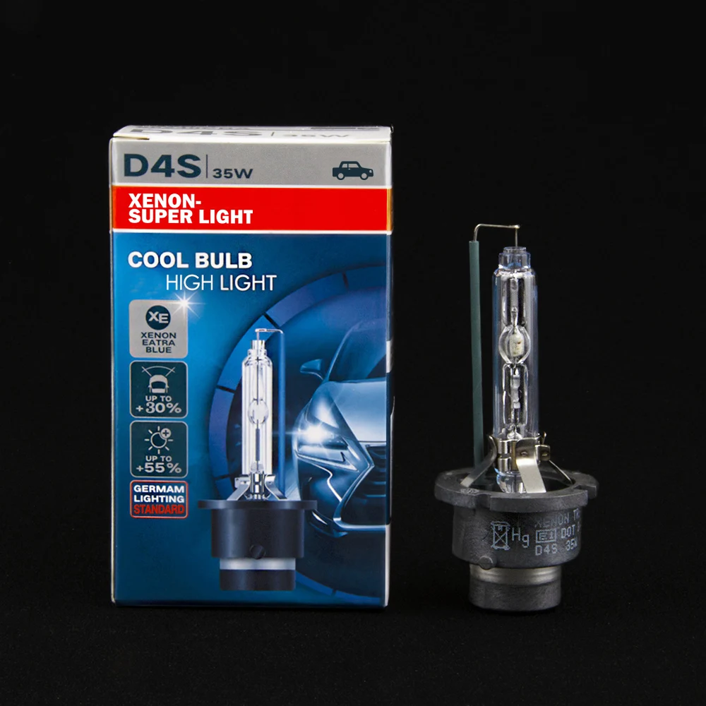 Super brilhante 35w oem d1s d2s d3s d4s lâmpada hid xenon lâmpada farol do carro, todos os carros 6000k glowtec