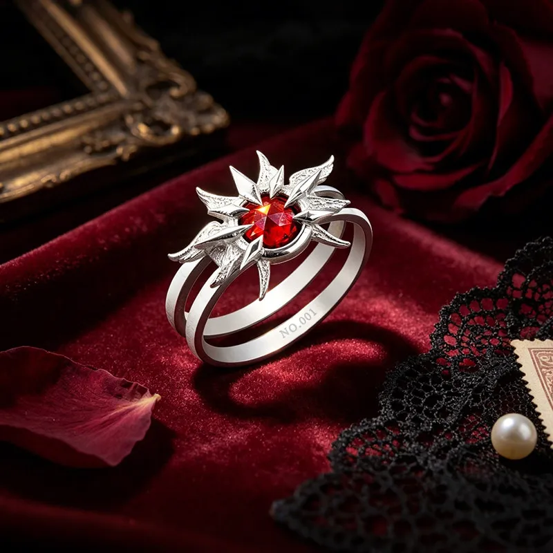 Link Click ring Unforgivable Theme Concert Limited Edition Official Merchandise Lu Guang VEIN Guzi Fashion Luxury Accessories