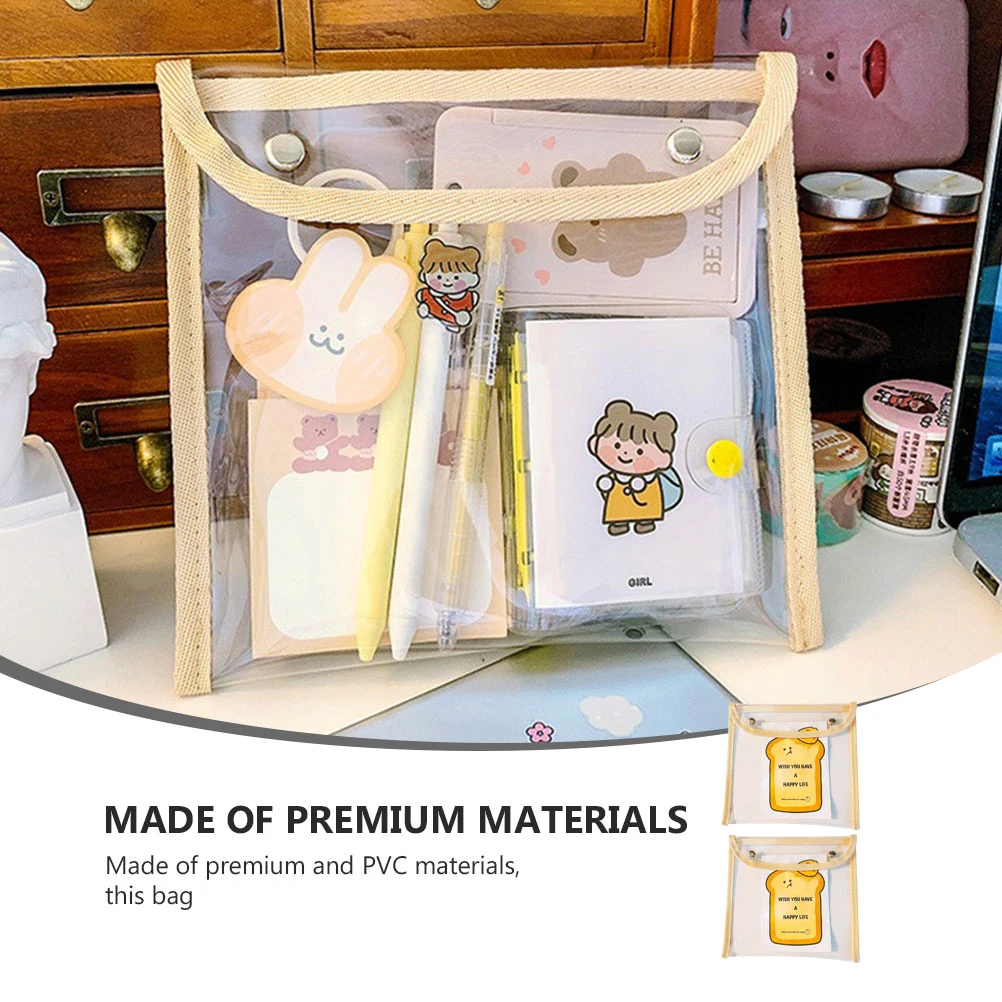 

2 шт., дорожная прозрачная косметичка для хранения косметики, сумка-тоут из ПВХ, водонепроницаемая большая вместительная косметичка-органайзер для туалетных принадлежностей