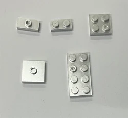 *Metallic Silver plate * 10 pcs DIY enlighten block brick part No. Compatible With Other Assembles Particles