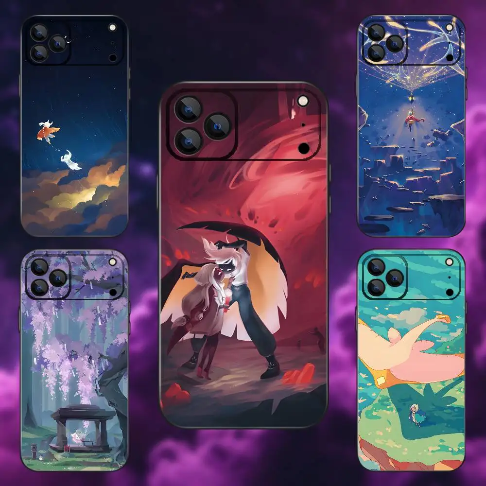 

Sky Children of the Light Phone Case For iPhone 17,16,15,14,13,12,Pro,Max,Plus,E,SE4,Air,Mini Black Soft Box