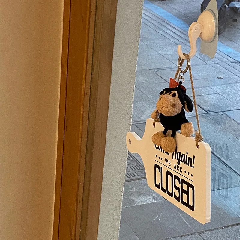 Porte-clés sac à dos accessoire poupée en peluche pendentif mouton porte-clés doux en peluche pendentif dessin animé mignon en peluche alpaga porte-clés enfants jouets
