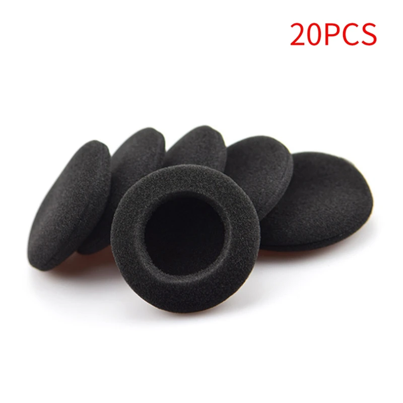 6cm Earphone Sponge Cover, Thickened Ear Cotton Ear Cotton Sponge Cover, Replacement Foam Microphone Cover