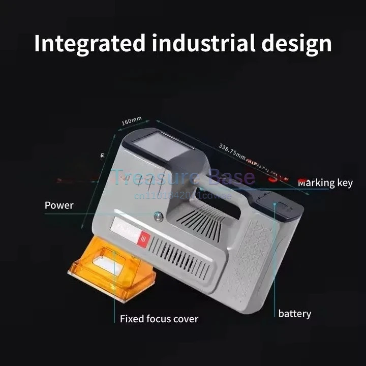 آلة وسم ألياف الليزر المحمولة الصغيرة في الهواء الطلق الكل في واحد للمعادن والبلاستيك الصلب وحروف الإطارات المطاطية #3